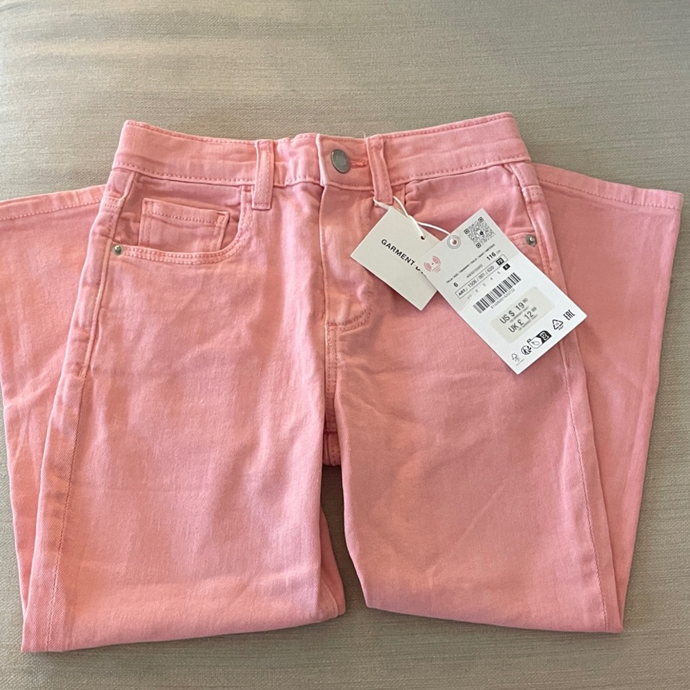 Zara Pink Girl's Jeans